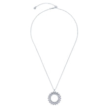 Load image into Gallery viewer, ted baker-crystal aurora pendant silver
