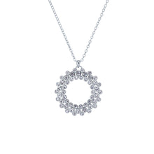 Load image into Gallery viewer, ted baker-crystal aurora pendant silver
