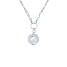 Load image into Gallery viewer, ted baker:: whippet small tag pendant silver
