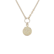 Load image into Gallery viewer, ted baker:: whippet small tag pendant gold
