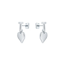 Load image into Gallery viewer, ted baker hati tee heart silver tone drop earring
