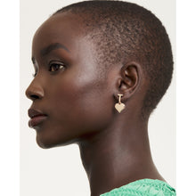 Load image into Gallery viewer, ted baker hati tee heart rose gold tone drop earring
