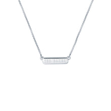 Load image into Gallery viewer, ted baker scarl sparkle bar silver tone pendant
