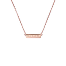 Load image into Gallery viewer, ted baker scarl sparkle bar rose gold tone pendant
