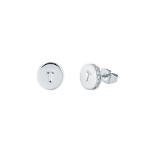 Load image into Gallery viewer, ted baker seesah sparkle dot silver tone stud earrings
