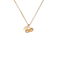 Load image into Gallery viewer, ted baker cherry gold plated pendant
