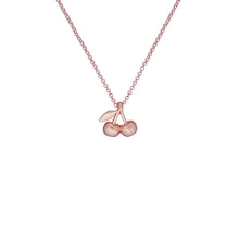 Load image into Gallery viewer, ted baker cherry rosegold pendant
