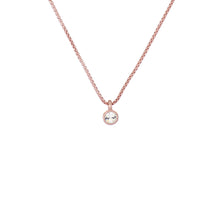 Load image into Gallery viewer, ted baker sininaa rose gold tone crystal pendant
