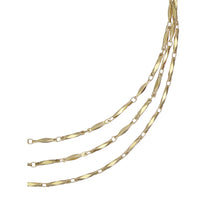 Load image into Gallery viewer, ted baker sparkia sparkle chain wrap necklace gold tone
