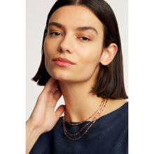 Load image into Gallery viewer, ted baker sparkia sparkle chain wrap necklace rose gold
