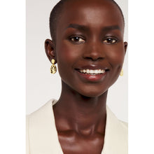 Load image into Gallery viewer, ted baker corriee: constellation coin drop earring gold tone, clear crystal
