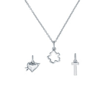 Load image into Gallery viewer, ted baker amyas: charmed choker gift set silver tone
