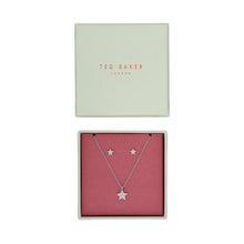 Load image into Gallery viewer, ted baker saskiya: pave nano star gift set silver tone clear crystal
