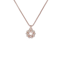 Load image into Gallery viewer, ted baker hayzzel: heart star pendant rose gold tone clear crystal

