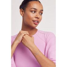 Load image into Gallery viewer, ted baker hansa: crystal heart bracelet rose gold &amp; clear crystal
