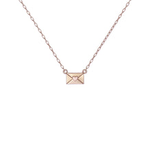 Load image into Gallery viewer, ted baker laressa: love letterrose gold tone pendant
