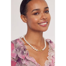 Load image into Gallery viewer, ted baker palooma: pearl bubble gold tone necklace
