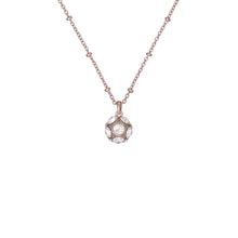 Load image into Gallery viewer, ted baker ravela: razzle dazzle rose gold tone clear crystal pendant
