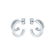 Load image into Gallery viewer, ted baker helias: crystal double hoop crystal earring
