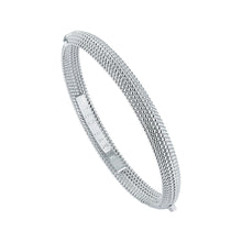 Load image into Gallery viewer, ted baker dotett: dotty bangle bracelet silver tone
