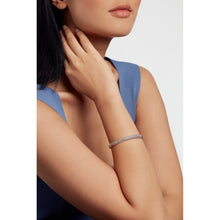 Load image into Gallery viewer, ted baker dotett: dotty bangle bracelet silver tone
