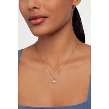 Load image into Gallery viewer, ted baker soltell: solitaire sparkle crystal pendant necklace silver tone, clear crystal
