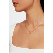 Load image into Gallery viewer, ted baker soltell: solitaire sparkle crystal pendant necklace rose gold tone,rose crystal
