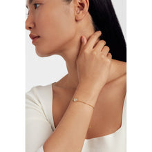 Load image into Gallery viewer, ted baker soleta: solitaire sparkle crystal adjustable bracelet gold tone clear crystal
