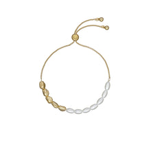 Load image into Gallery viewer, ted baker inela: island pearl bead adjustable bracelet gold tone, pearl
