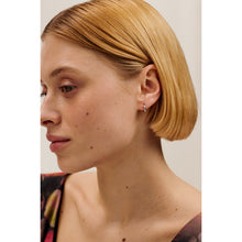 Load image into Gallery viewer, ted baker crislie logo 12mm hoop earring
