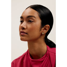 Load image into Gallery viewer, ted baker monlia: monogram button stud earrings gold tone, black
