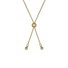 Load image into Gallery viewer, ted baker pelra: pebble stone adjustable bracelet gold tone, pink
