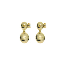 Load image into Gallery viewer, ted baker sollia: solitaire sparkle crystal drop earrings gold tone, clear crystal
