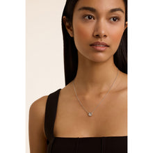 Load image into Gallery viewer, ted baker florita: crystal flower pendant necklace silver tone, clear crystal
