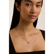 Load image into Gallery viewer, ted baker florita: crystal flower pendant necklace silver tone, clear crystal
