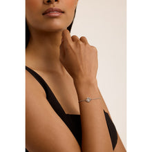 Load image into Gallery viewer, ted baker florina: crystal flower adjustable bracelet silver tone
