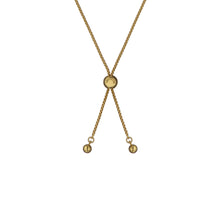Load image into Gallery viewer, ted baker molina: monogram crystal adjustable bracelet gold tone
