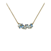 Load image into Gallery viewer, ted baker clarita: crystal cluster pendant necklace gold tone

