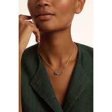 Load image into Gallery viewer, ted baker clarita: crystal cluster pendant necklace gold tone
