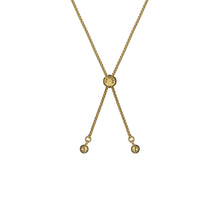 Load image into Gallery viewer, ted baker fallon: faceted stone heart adjustable bracelet gold tone
