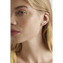 Load image into Gallery viewer, ted baker bowie: tie bow enamel stud earrings
