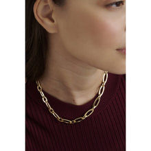 Load image into Gallery viewer, ted baker shiya: crystal shimmer gold tone chain necklace
