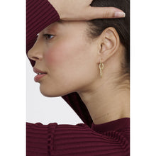 Load image into Gallery viewer, ted baker shirina: crystal shimmer gold tone drop  earrings
