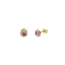 Load image into Gallery viewer, ted baker gemme: crystal gem cluster stud earrings
