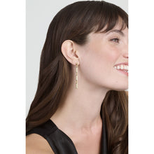 Load image into Gallery viewer, ted baker corinne: cosmic crystal drop earrings gold tone clear crystal
