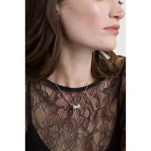 Load image into Gallery viewer, ted baker romie: crystal roll multi pendant necklace silver tone clear crystal

