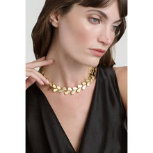 Load image into Gallery viewer, ted baker amelia: abstract heart necklace gold tone

