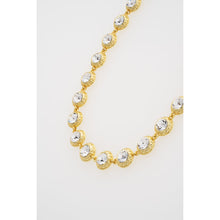 Load image into Gallery viewer, ted baker solanna: solitaire sparkle crystal chain necklace gold tone clear crystal
