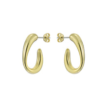 Load image into Gallery viewer, ted baker corie: contour hoop earrings

