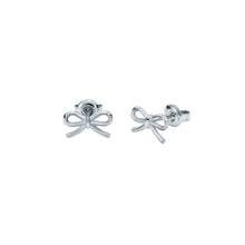 Load image into Gallery viewer, ted baker brooke: mini metal bow stud earrings
